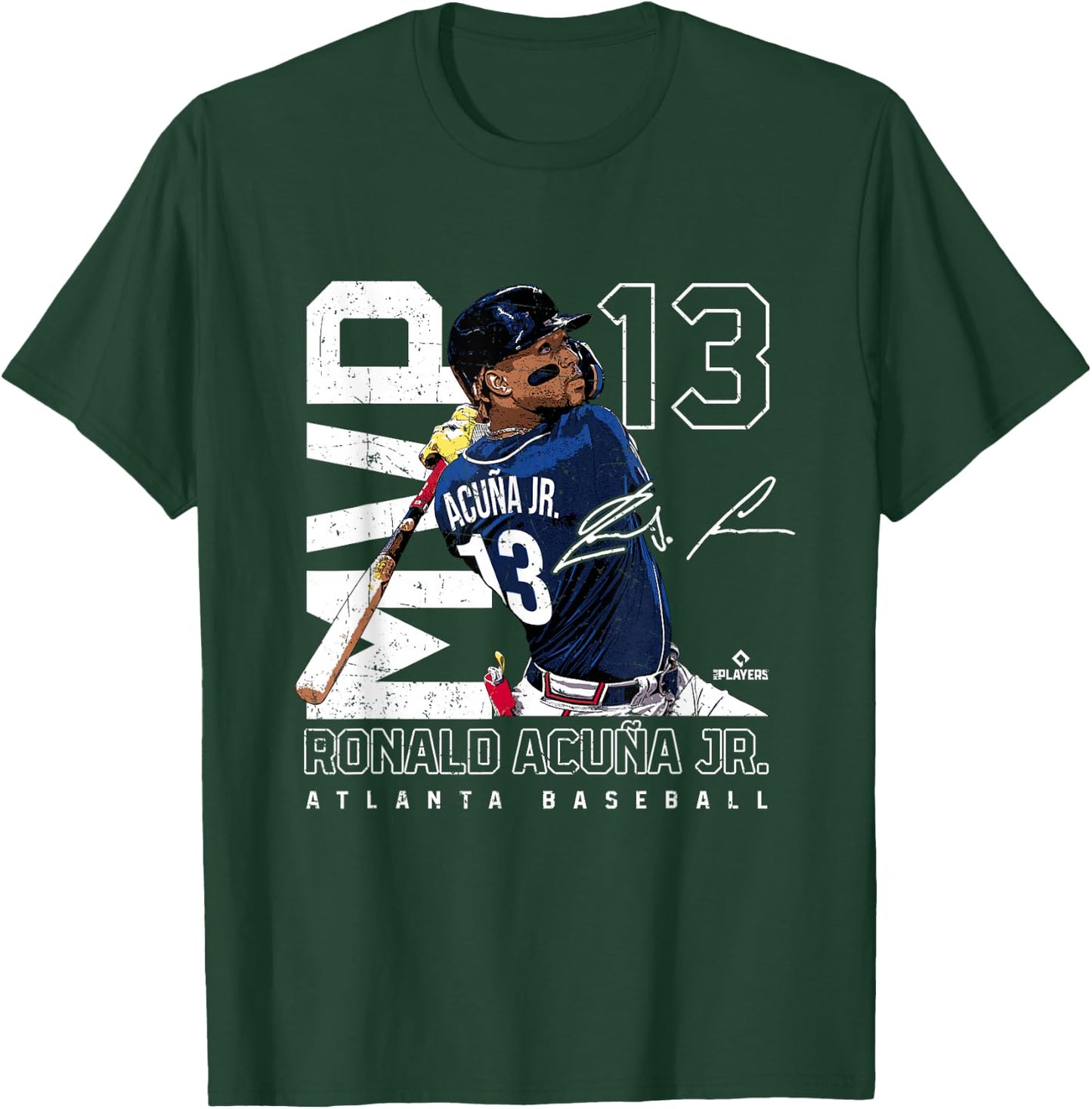 MVP Ronald Acuna Jr Atlanta MLBPA T-Shirt - T-Shirt | Forest