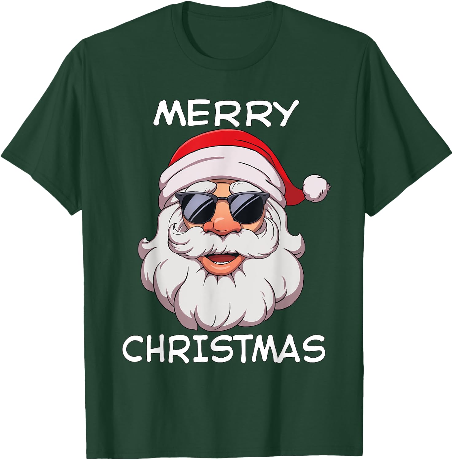 Santa Claus Merry Christmas T-Shirt - T-Shirt | Forest
