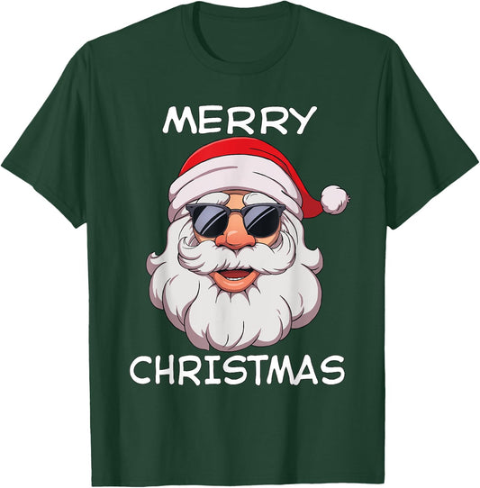 Santa Claus Merry Christmas T-Shirt - T-Shirt | Forest