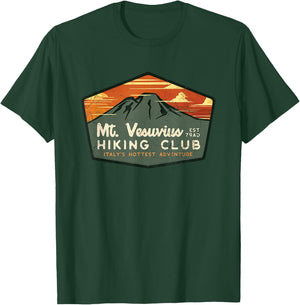 Retro Vesuvius Hiking Tourism For Italy Travel Vintage T-Shirt - T-Shirt | Forest