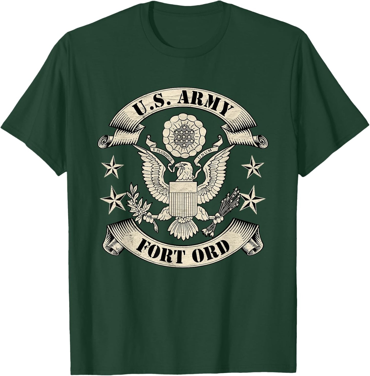 Fort Ord Us Army Base Ft Ord California CA Gifts T-Shirt - T-Shirt | Forest