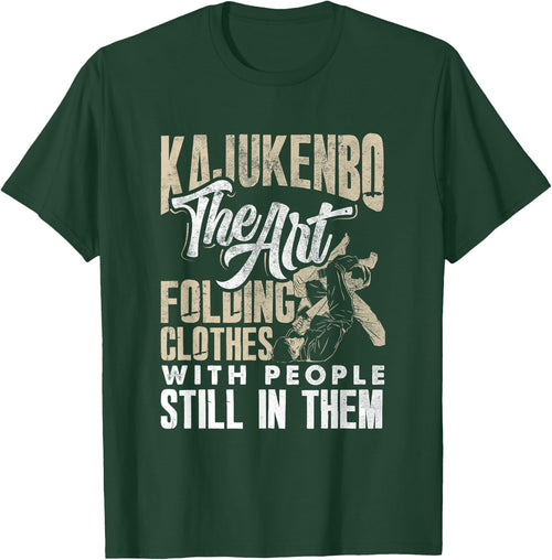 Kajukenbo Art Folding Clothes With People Karate Judo Fusion