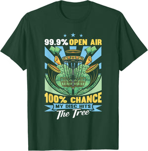 Funny Disc Golf Player T-Shirt - T-Shirt | Forest