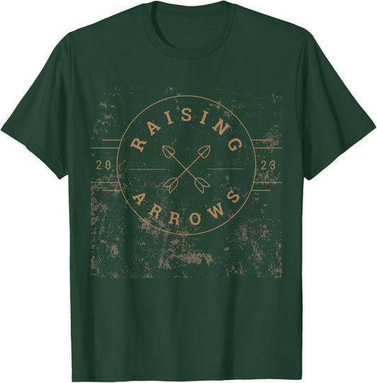 Christian Dad Raising Arrows Raising Godly Children T-Shirt - T-Shirt | Forest