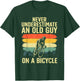 Cool Cycling Art Grandpa Bicycle Riding Cycle Racing T-Shirt - T-Shirt | Forest
