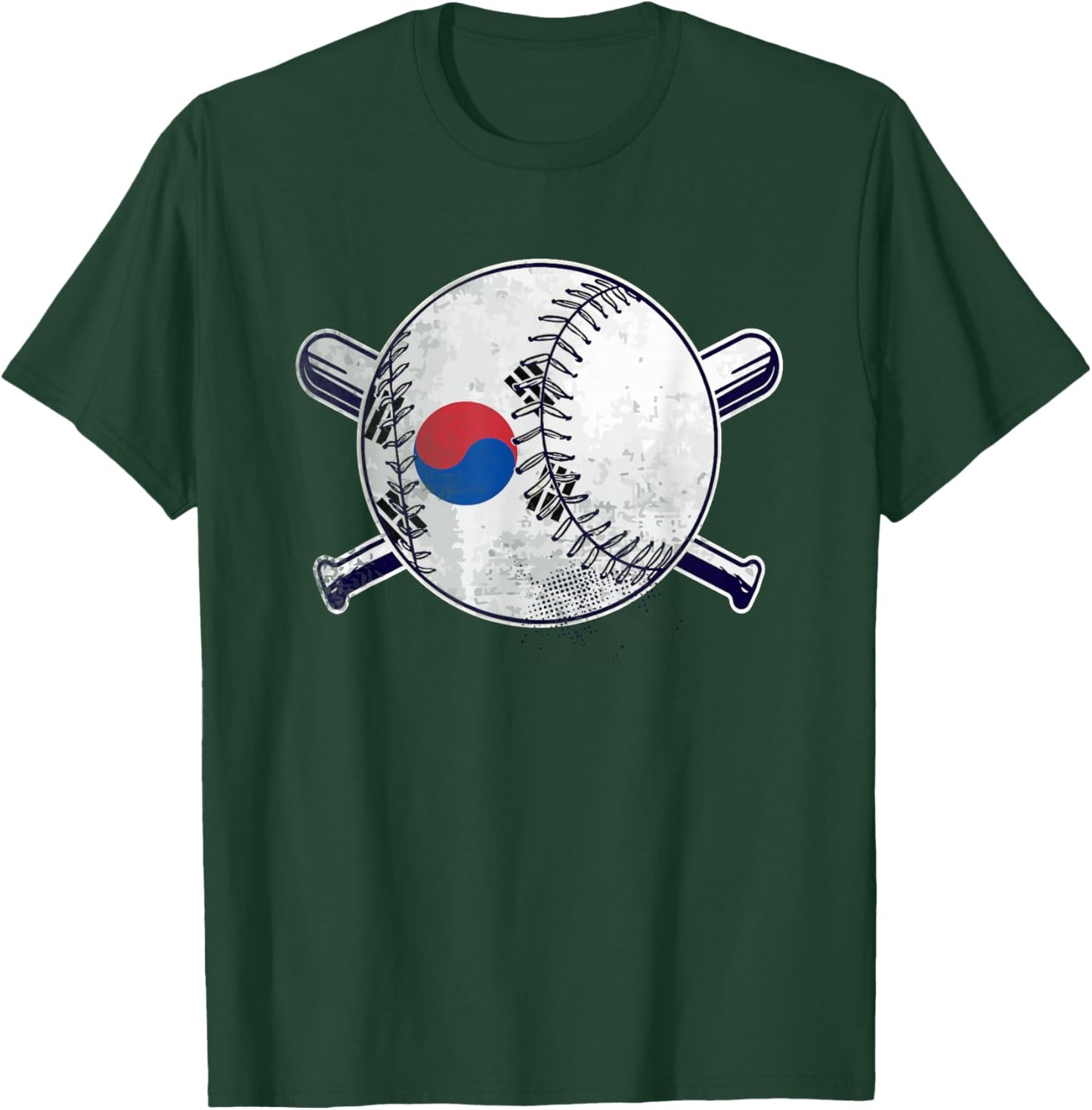 Korean Baseball Sport Korea Baseball T-Shirt - T-Shirt | Forest
