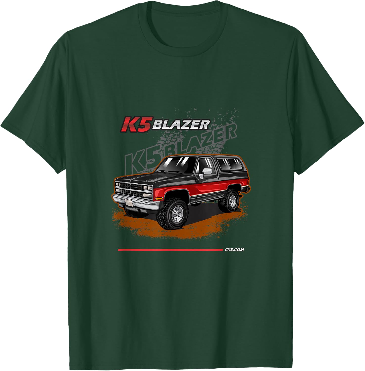 1989-91 K5 Blazer square body 4x4 T-Shirt - T-Shirt | Forest