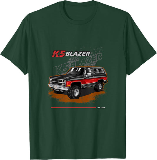 1989-91 K5 Blazer square body 4x4 T-Shirt - T-Shirt | Forest