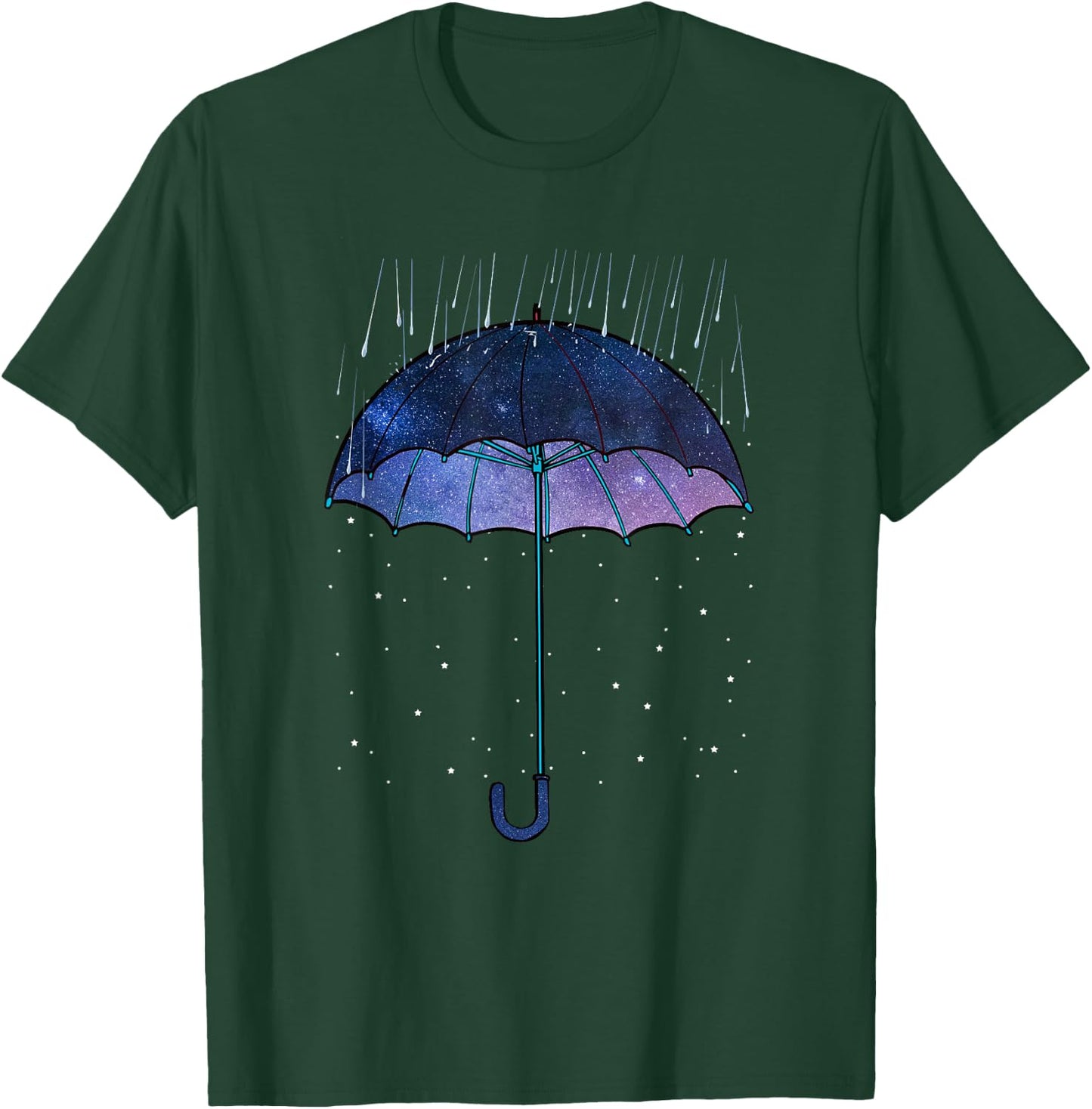 Rain Purple Umbrella For Violet Favorite Color T-Shirt - T-Shirt | Forest