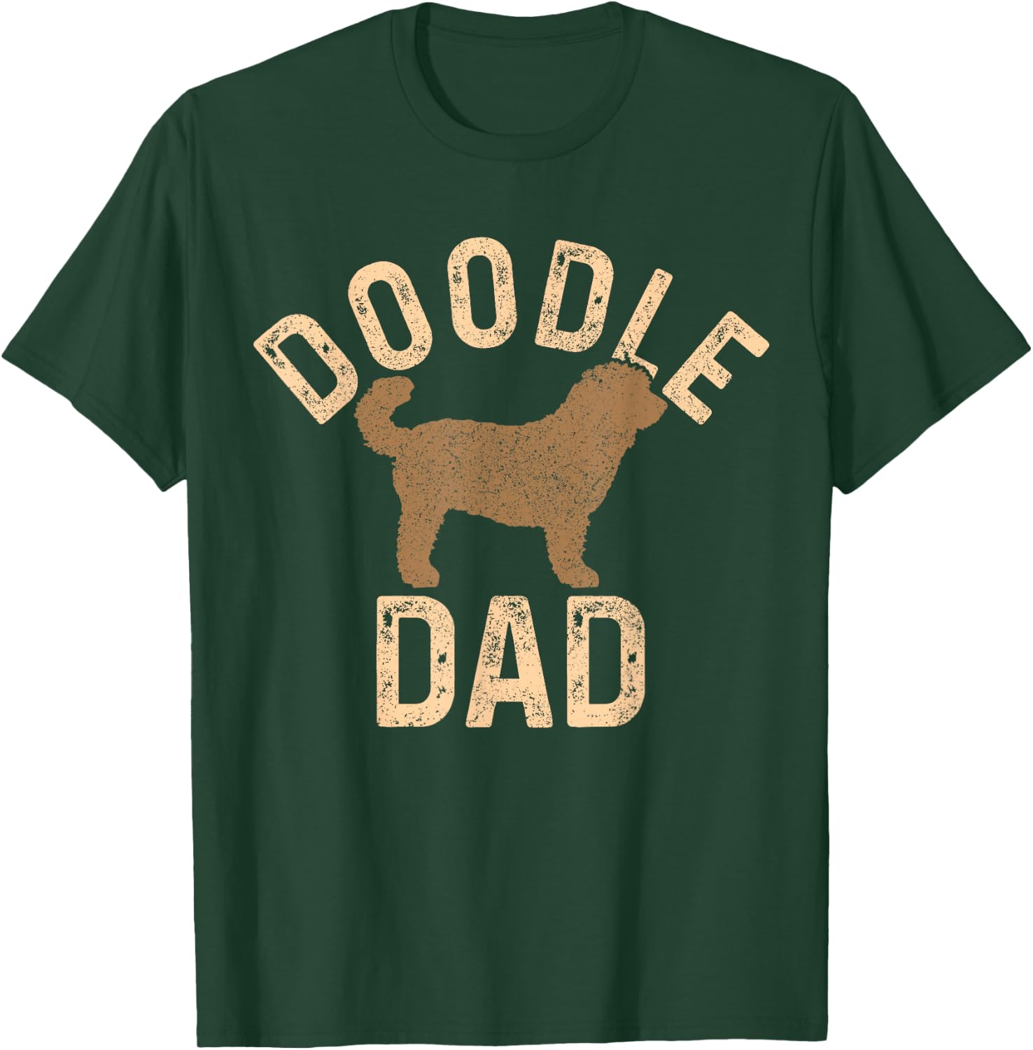 Doodle Dad Goldendoodle Papa Funny Dog T-Shirt - T-Shirt | Forest