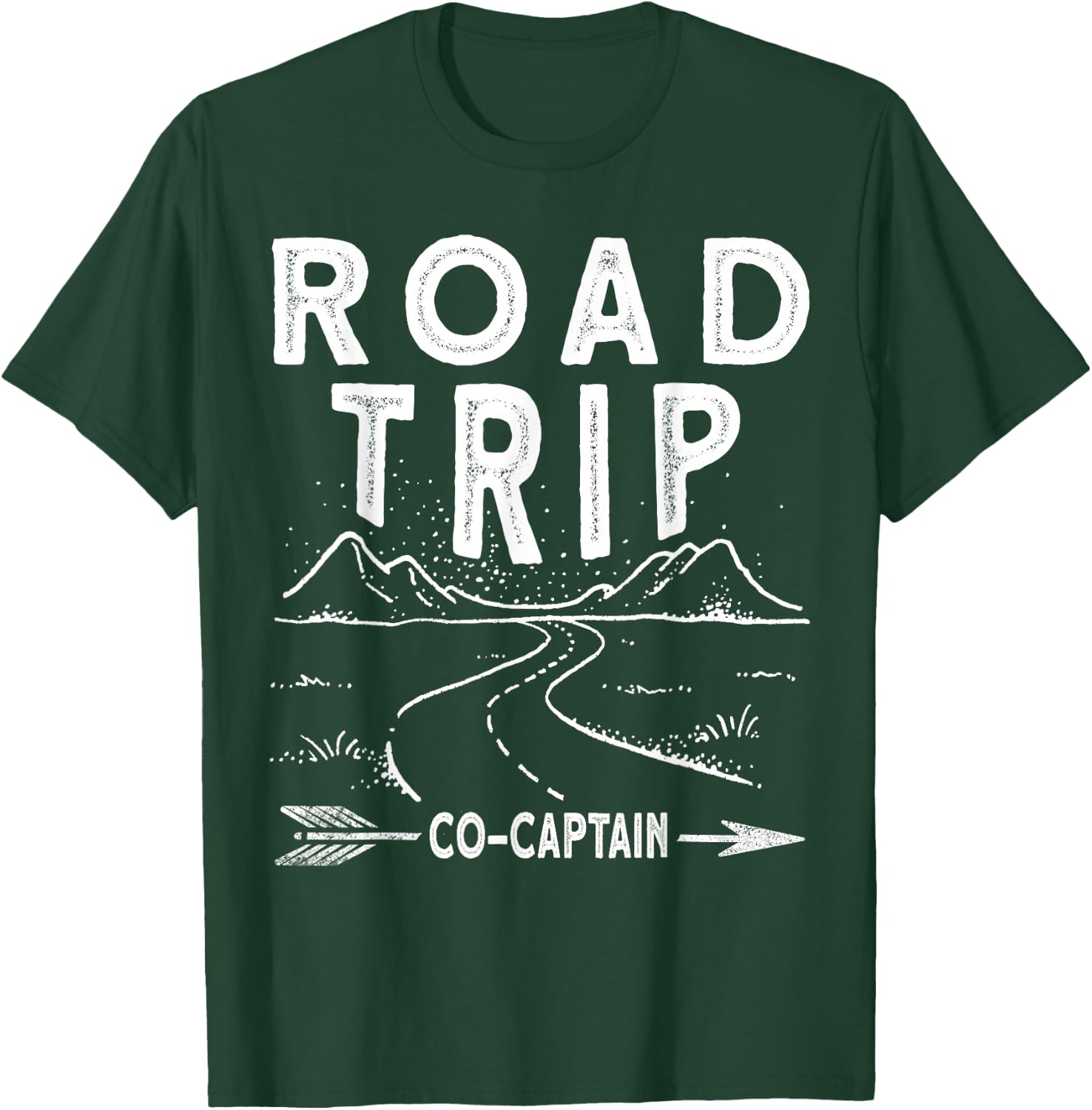 Road Trip Co Captain Road Trip T-Shirt - T-Shirt | Forest