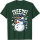 Freeze Funny Snowman Christmas Police Officer T-Shirt - T-Shirt | Forest