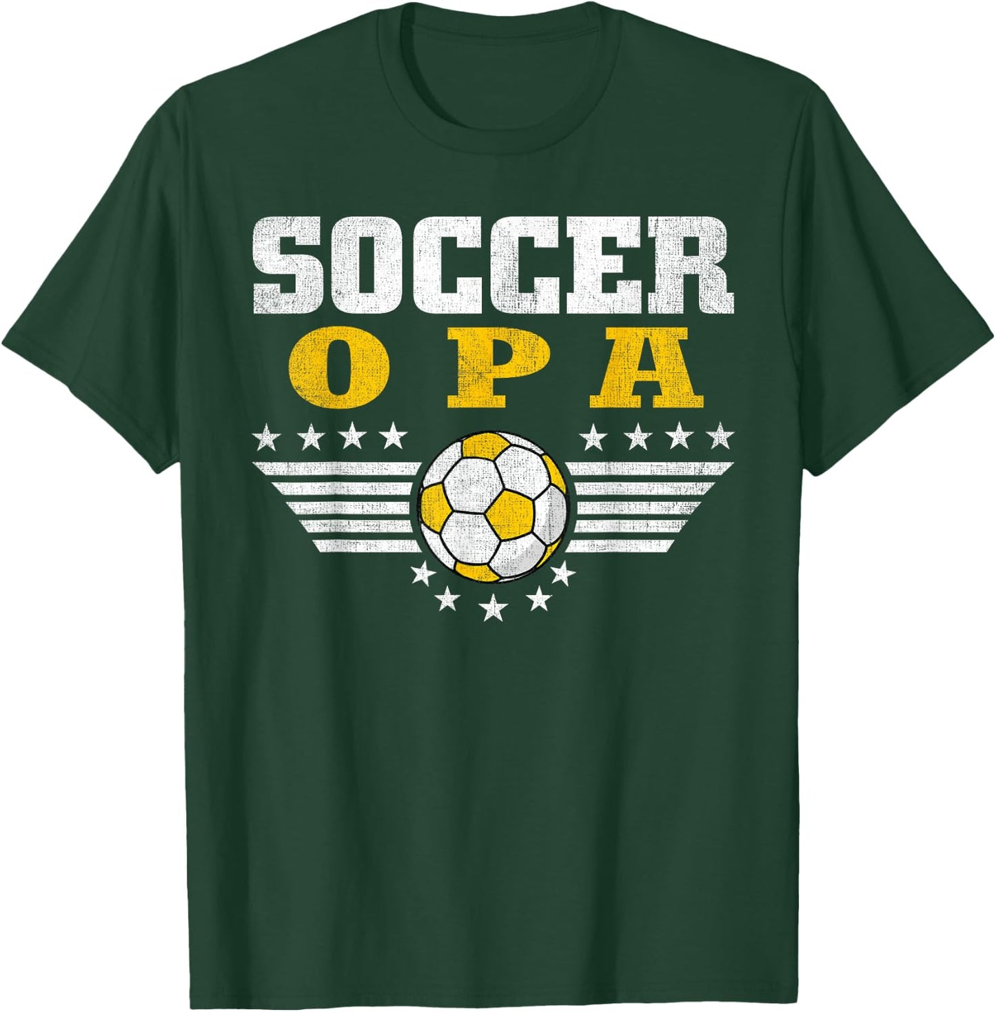 Soccer Opa - Soccer Player Funny Grandfather Soccer T-Shirt - T-Shirt | Forest