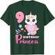 Girl, 9th birthday, unicorn cat, number 9 T-Shirt - T-Shirt | Forest