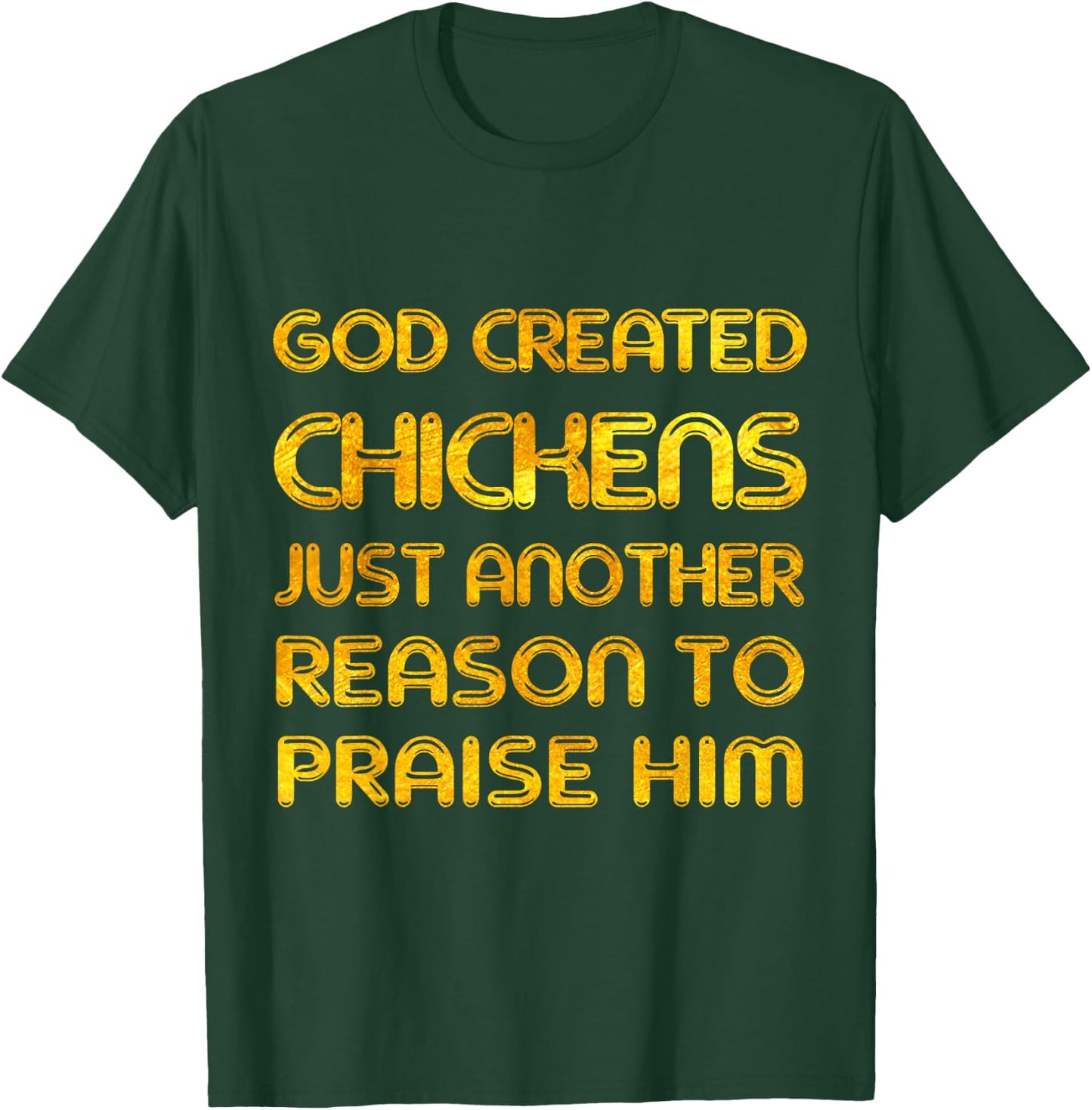 Funny Chicken Lover Farmer Christian Believer Jesus Love T-Shirt - T-Shirt | Forest