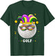 Mardi Gras Golf Costume Mardi Gras Jester Hat Golf Lover T-Shirt - T-Shirt | Forest