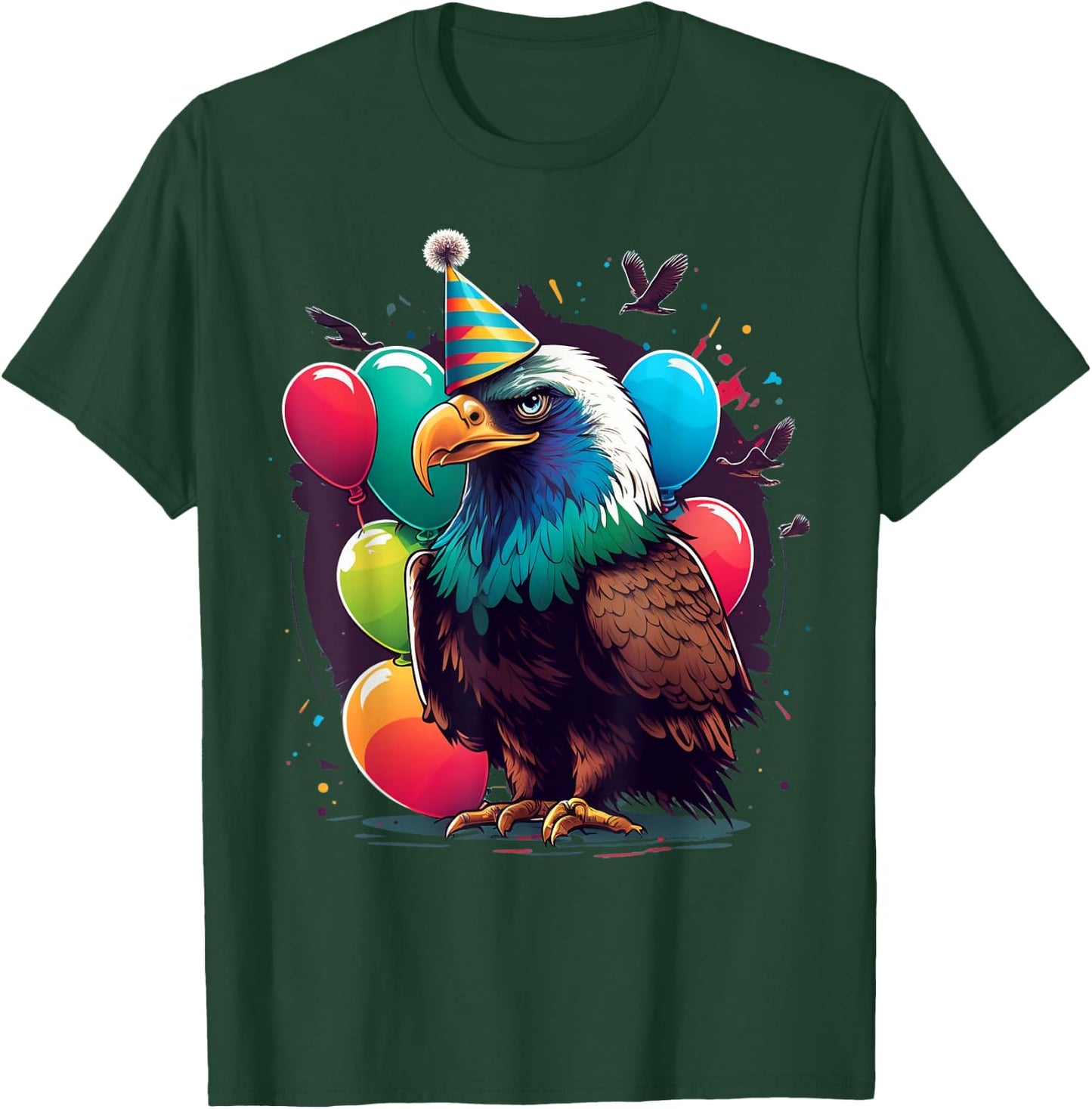 Celebration Eagle Event Birthday Party Eagle T-Shirt - T-Shirt | Forest
