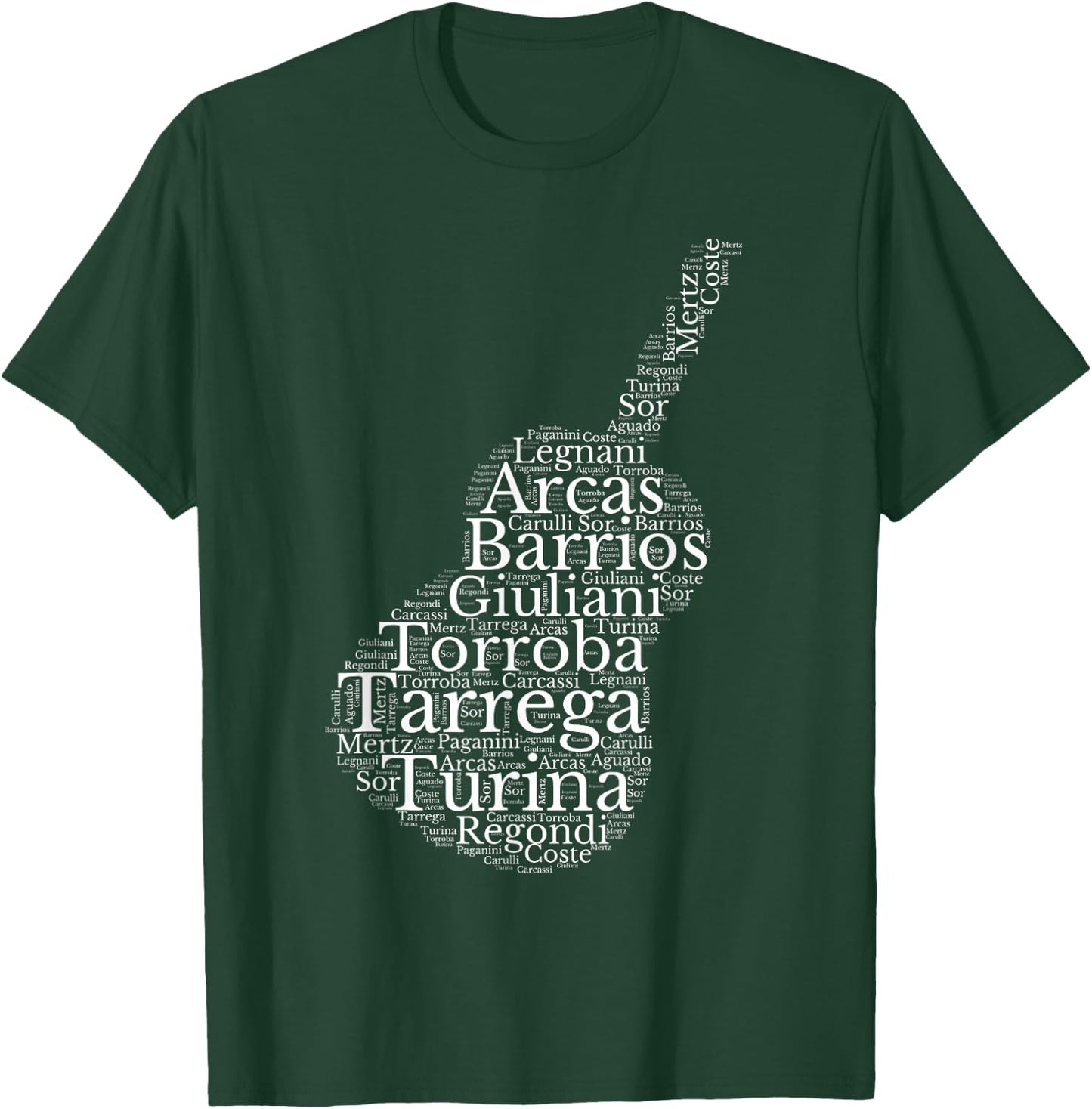 Classical guitar T-Shirt - T-Shirt | Forest