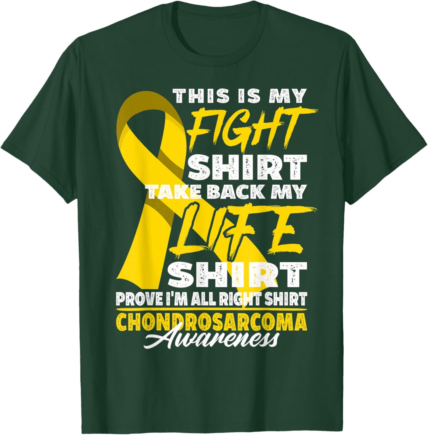 Bone Cancer I Awareness Fight Shirt I Chondrosarcoma T-Shirt - T-Shirt | Forest