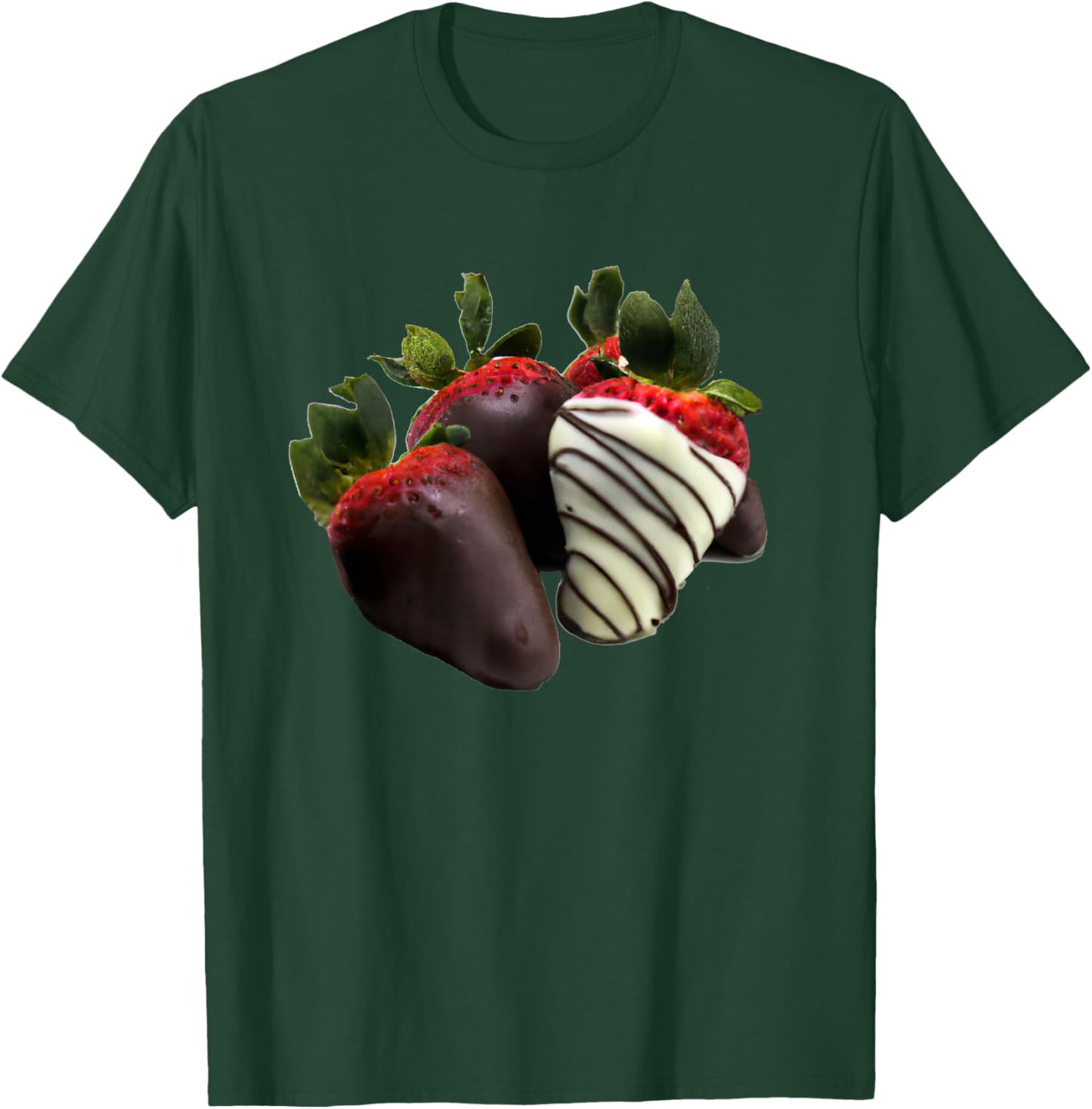 Chocolate Covered Strawberries T-Shirt - T-Shirt | Forest