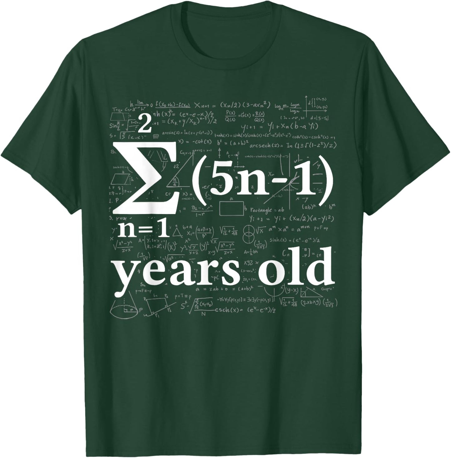 Math 13 Birthday Boy 13 yr 13 Year Old Boy 13th Birthday T-Shirt - T-Shirt | Forest