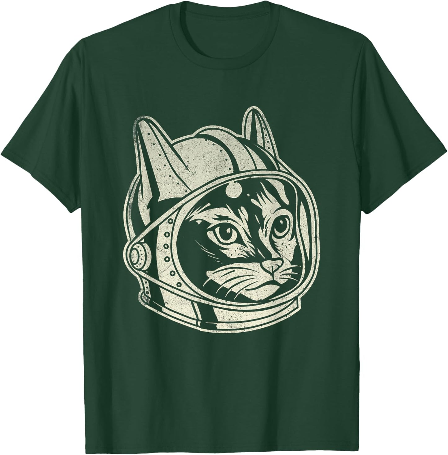 Astronaut Cat - Galaxy Animal Lover Pet Owner Veterinarian Women Kids T-Shirt - T-Shirt | Forest