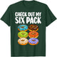 Funny Donut Art Women Doughnut Lover Gym Six Pack T-Shirt - T-Shirt | Forest