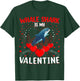 Whale Shark Is My Valentine Heart Whale Shark Valentine T-Shirt - T-Shirt | Forest