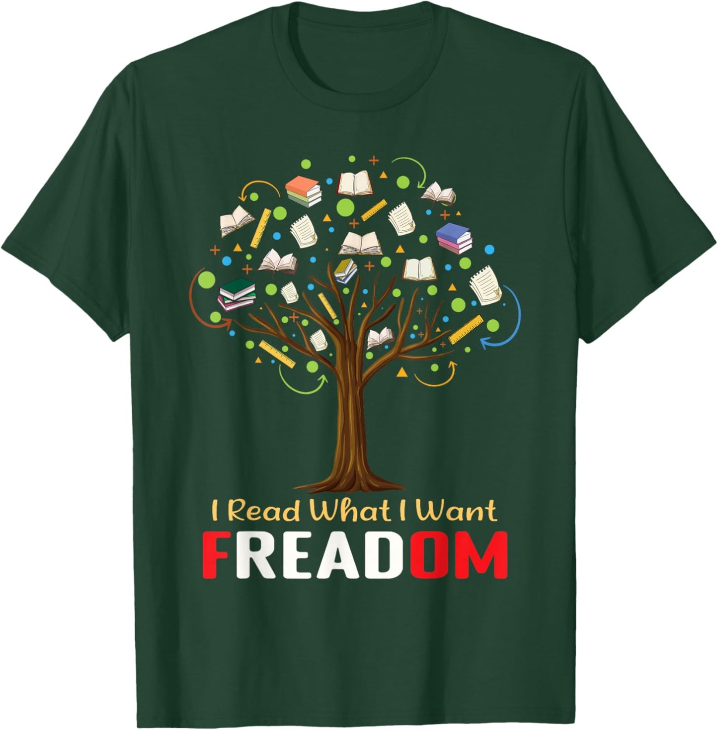 Read Banned Book Freedom Book Lover Reader Read Books T-Shirt - T-Shirt | Forest