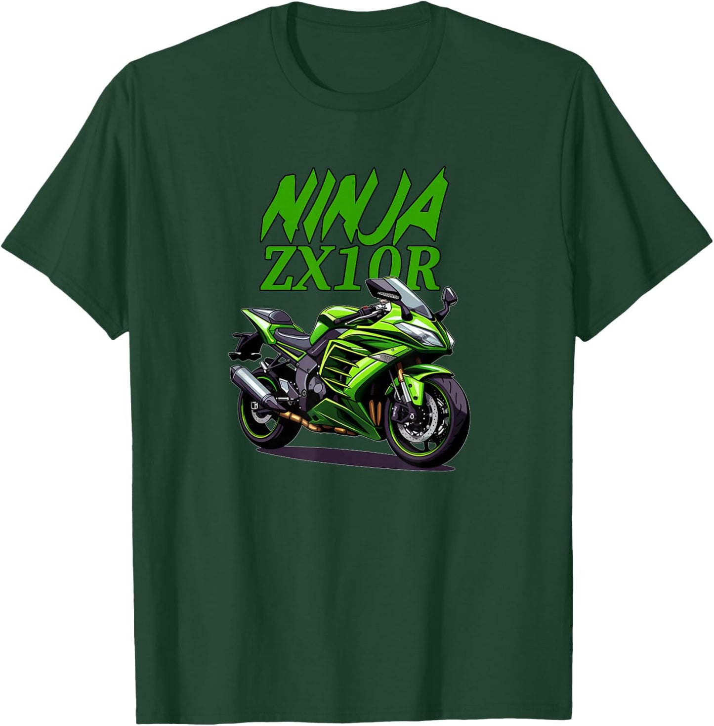 ZX10R Motorcycle T-Shirt - T-Shirt | Forest