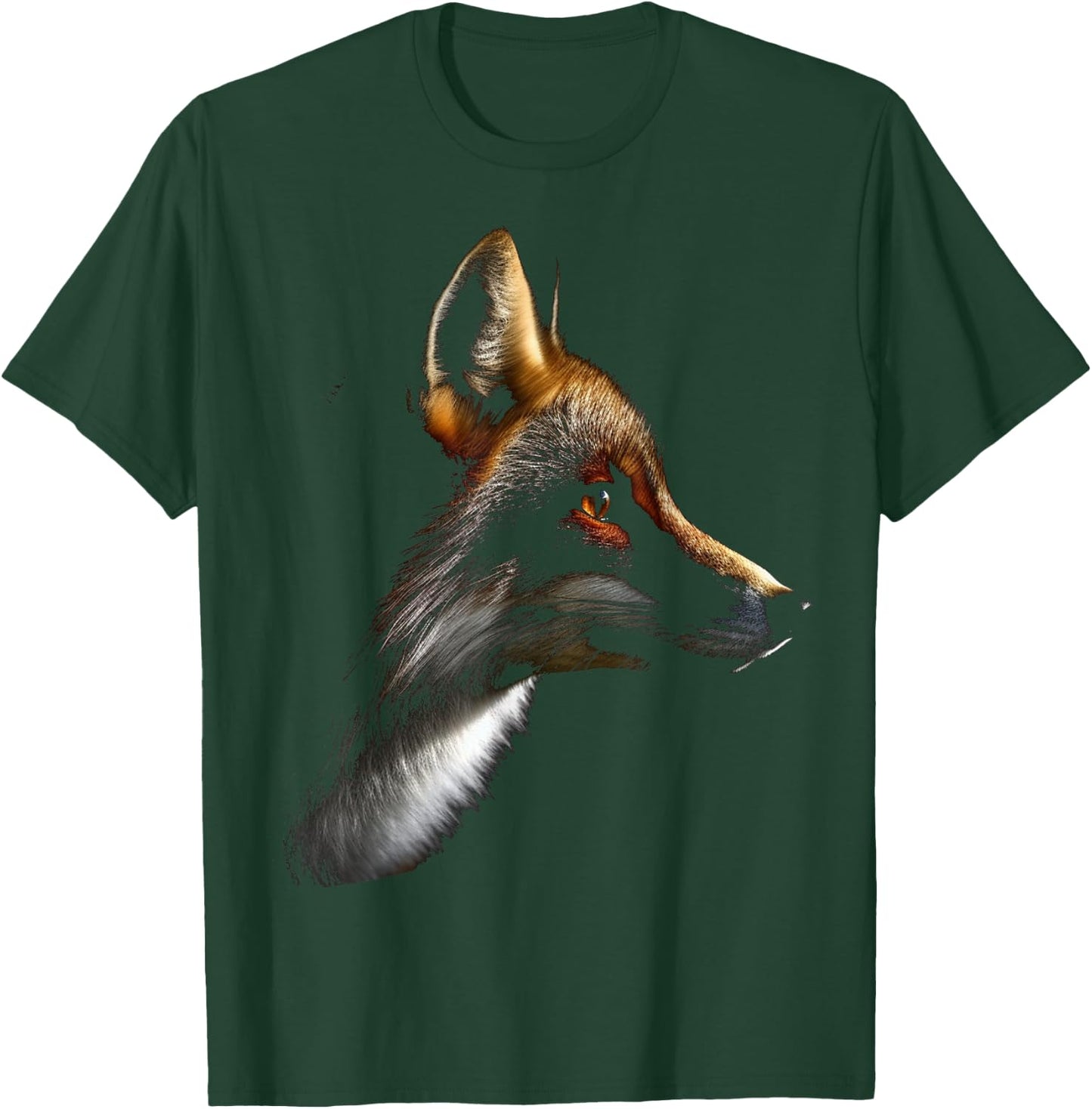 Fox Art - Animal Artwork Fox T-Shirt - T-Shirt | Forest