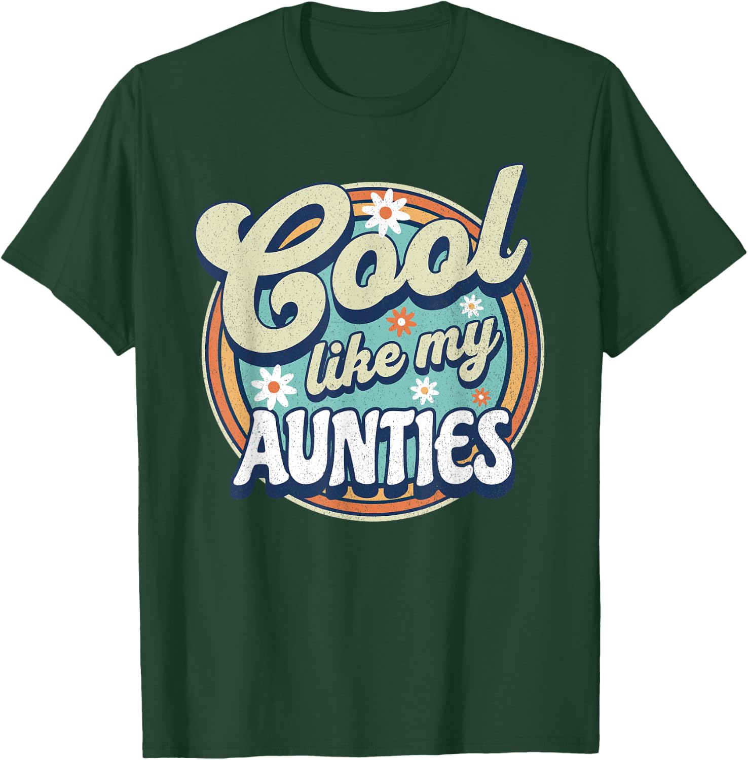 Cool like my aunties, retro groovy aunts day appreciation T-Shirt - T-Shirt | Forest