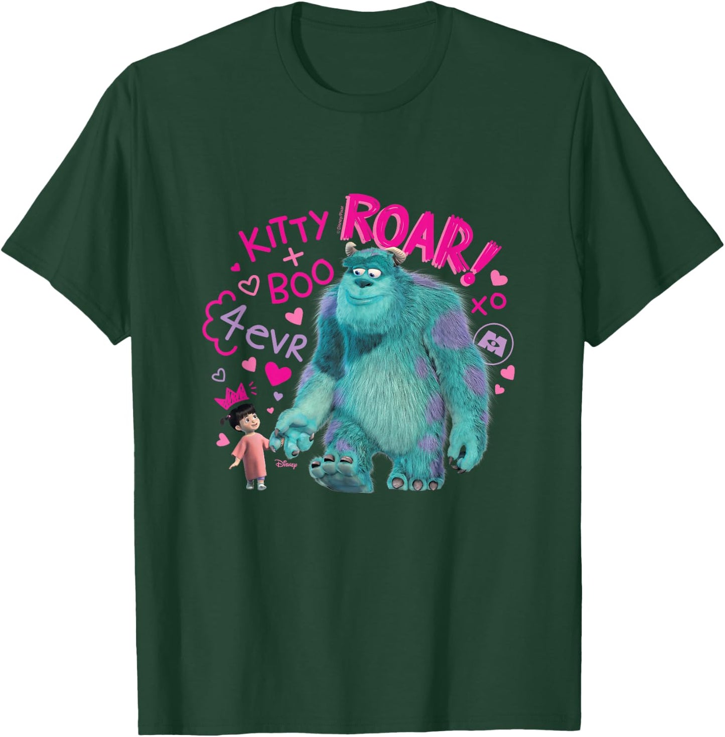 Monsters Inc - Kitty & Boo 4Evr T-Shirt - T-Shirt | Forest