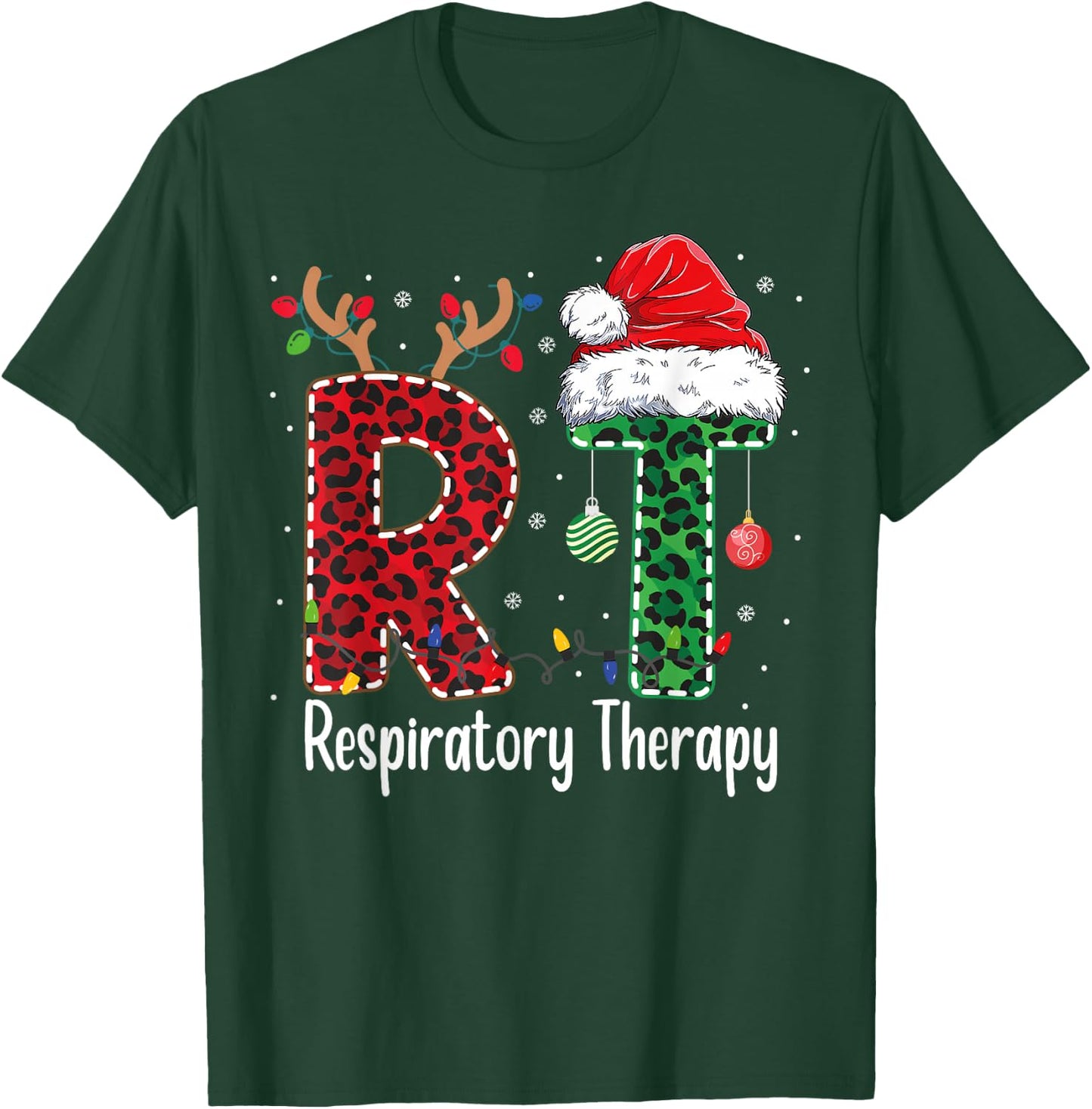 Respiratory Therapist funny christmas Future Nurse design T-Shirt - T-Shirt | Forest