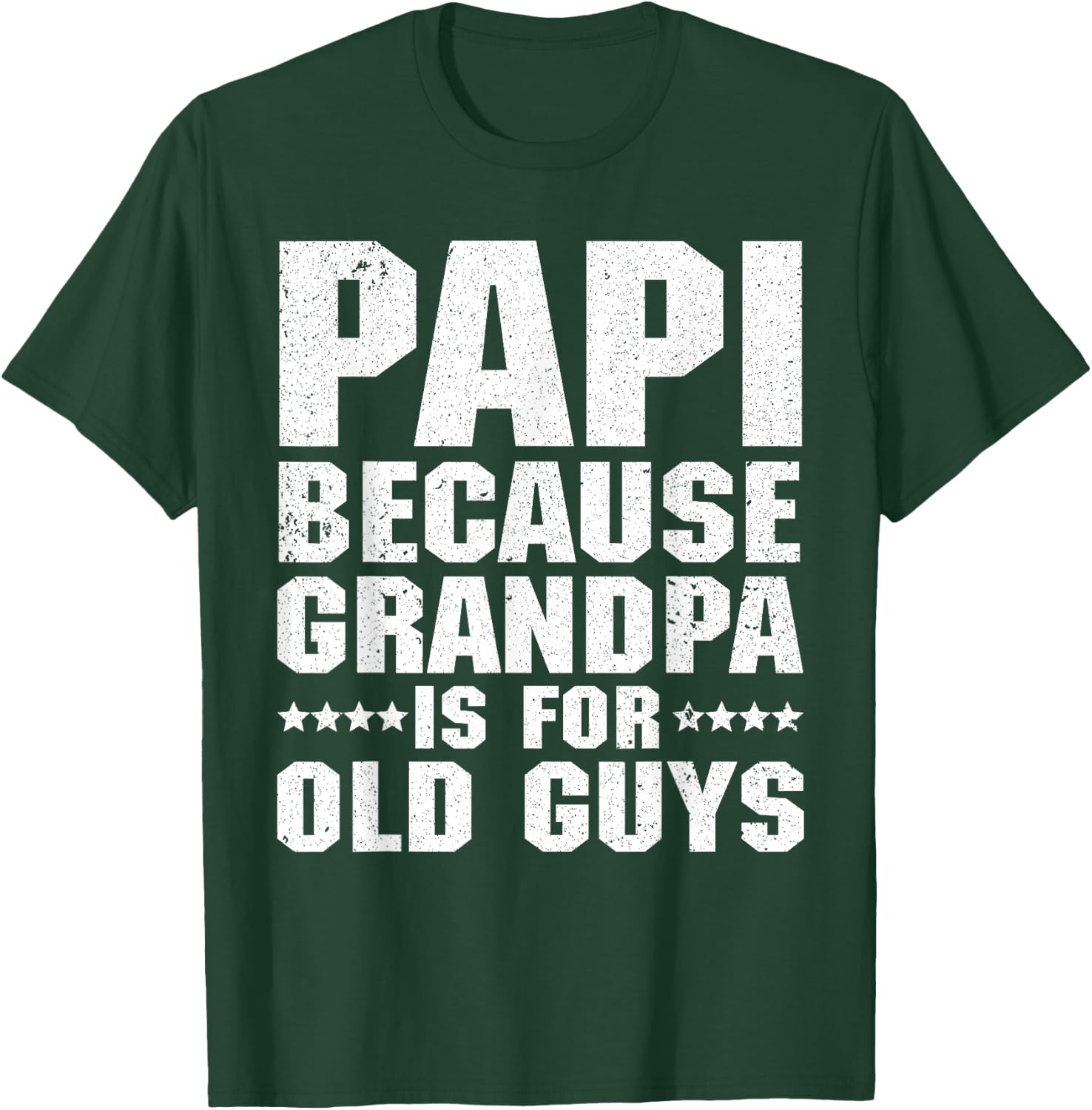 Cool Papi Design For Papi Men Grandpa Parent Father's Day T-Shirt - T-Shirt | Forest