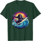 Gorilla Surfing A Wave - Surfing Gorilla- Surf T-Shirt - T-Shirt | Forest