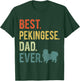 Best Pekingese Dad Ever Dog Daddy Father's Day Men Women T-Shirt - T-Shirt | Forest