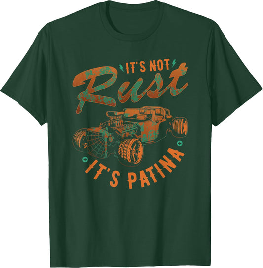 Hot Rod Rusty Car, Not Rust Its Patina, Vintage Rat Rod T-Shirt - T-Shirt | Forest