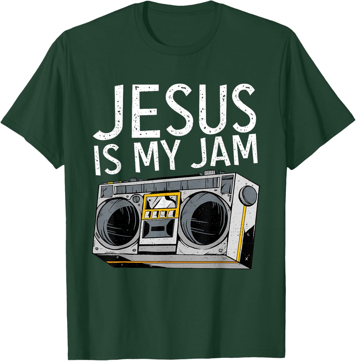 Jesus is my jam God Religious T-Shirt - T-Shirt | Forest