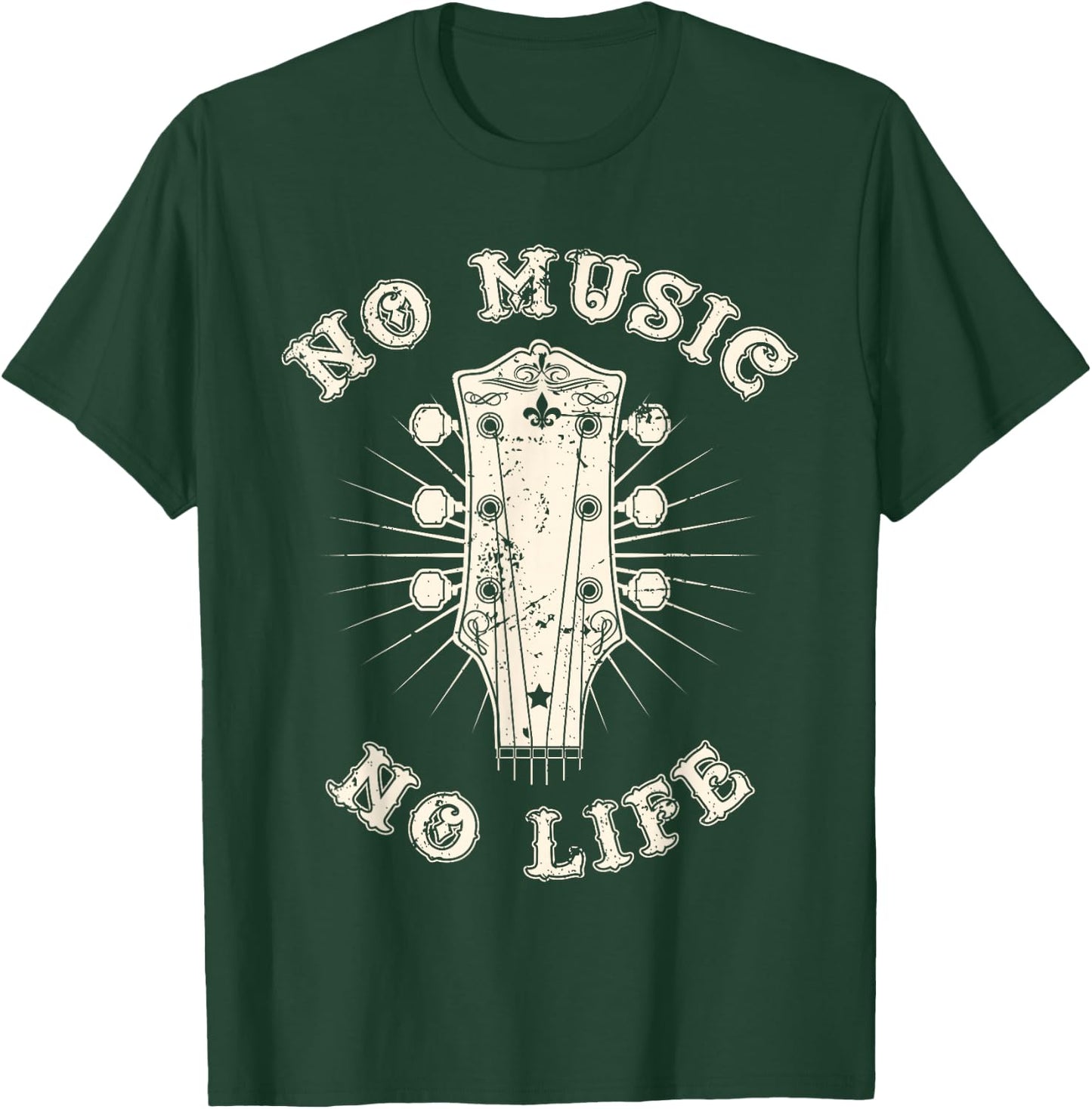 No Music No Life Rhythm Creative Passion T-Shirt - T-Shirt | Forest
