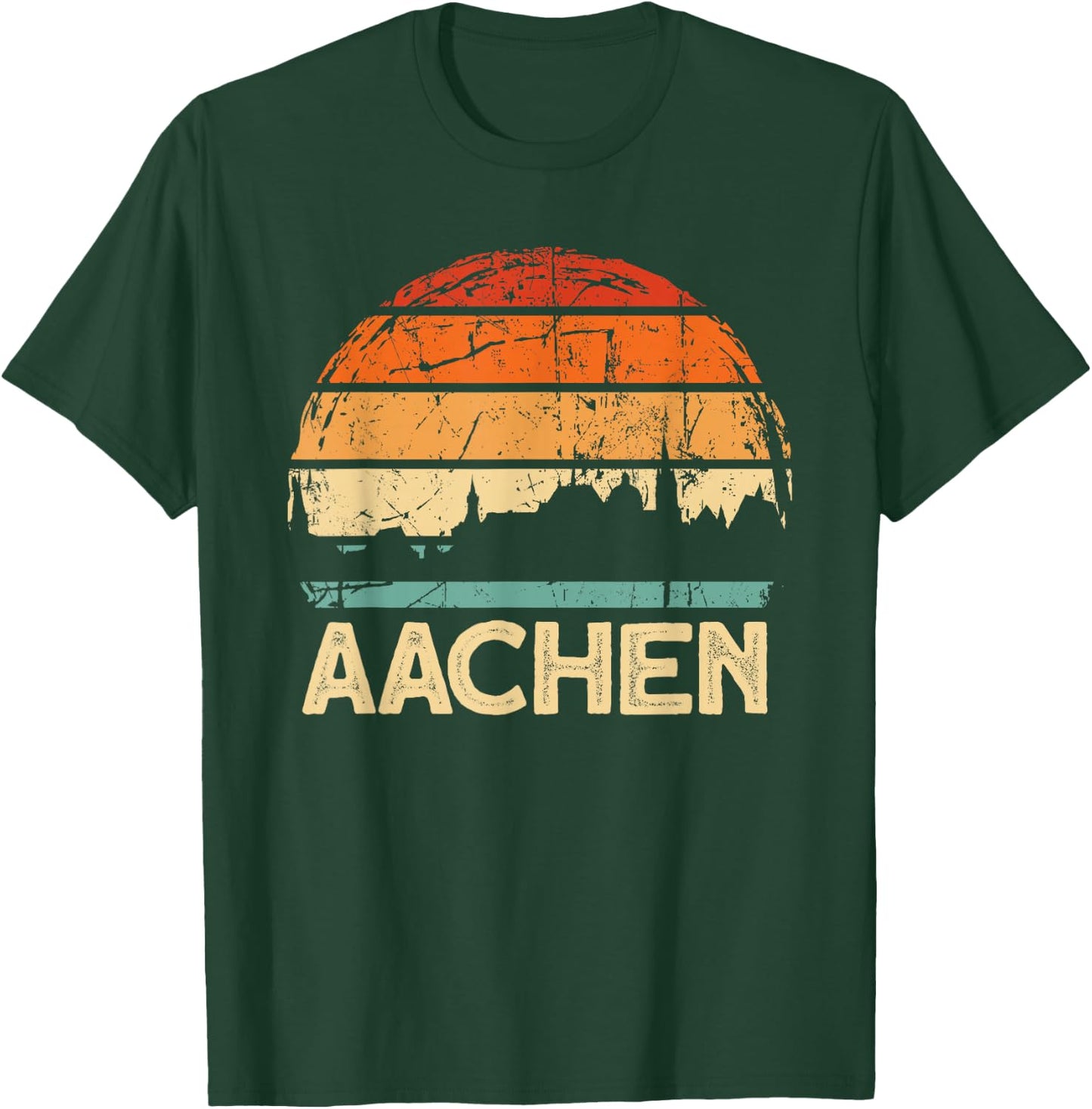 Aachen Skyline T-Shirt - T-Shirt | Forest