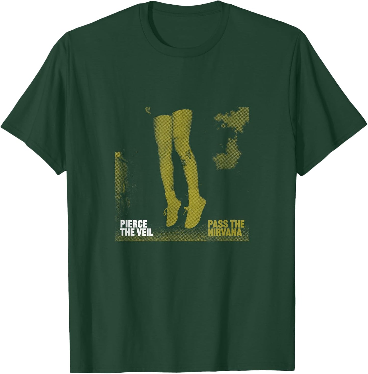 Pierce The Veil -Adult Black - Small - Pass The Nirvana T-Shirt - T-Shirt | Forest