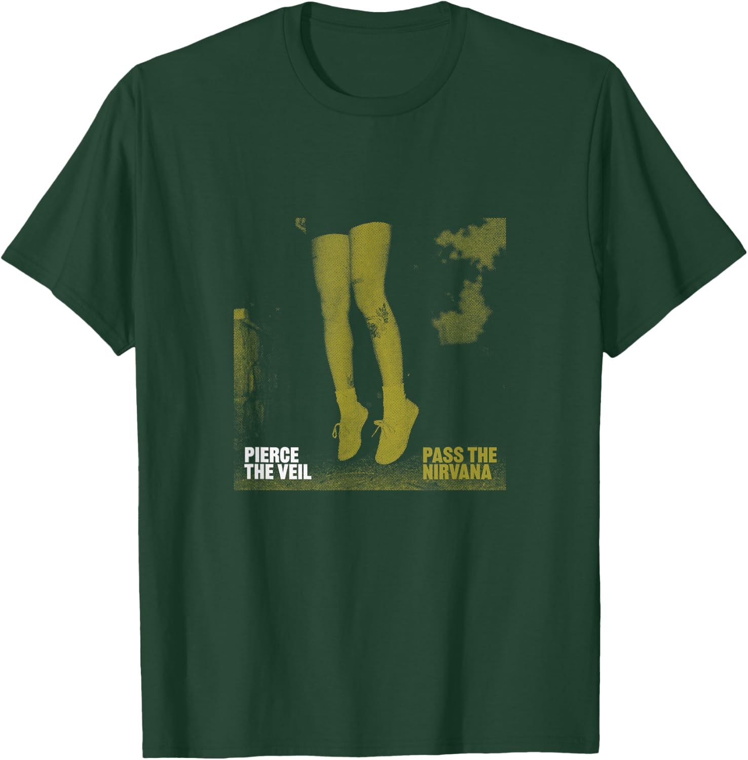 Pierce The Veil -Adult Black - Small - Pass The Nirvana T-Shirt - T-Shirt | Forest