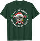 Skeleton Skull Santa Pirate Candy Cane Christmas Jolly Roger T-Shirt - T-Shirt | Forest