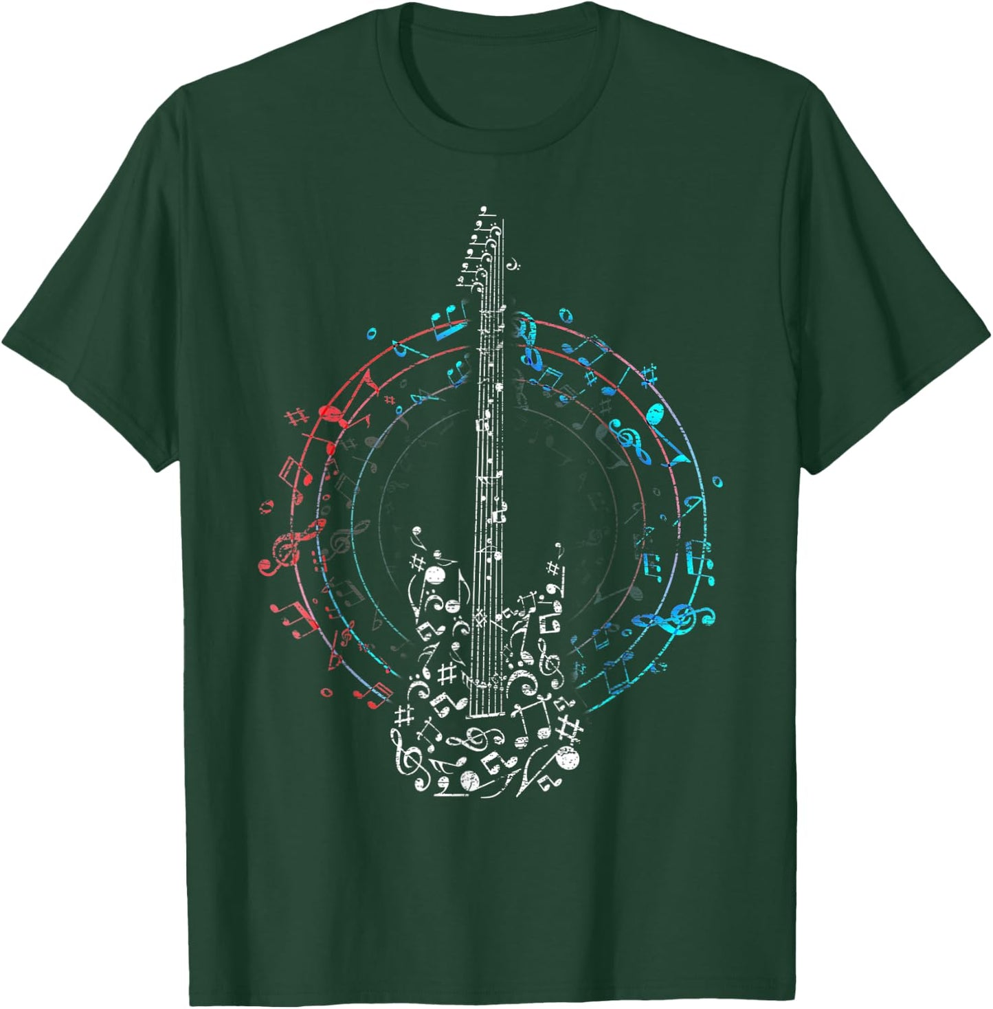 Clef as a guitar T-Shirt - T-Shirt | Forest