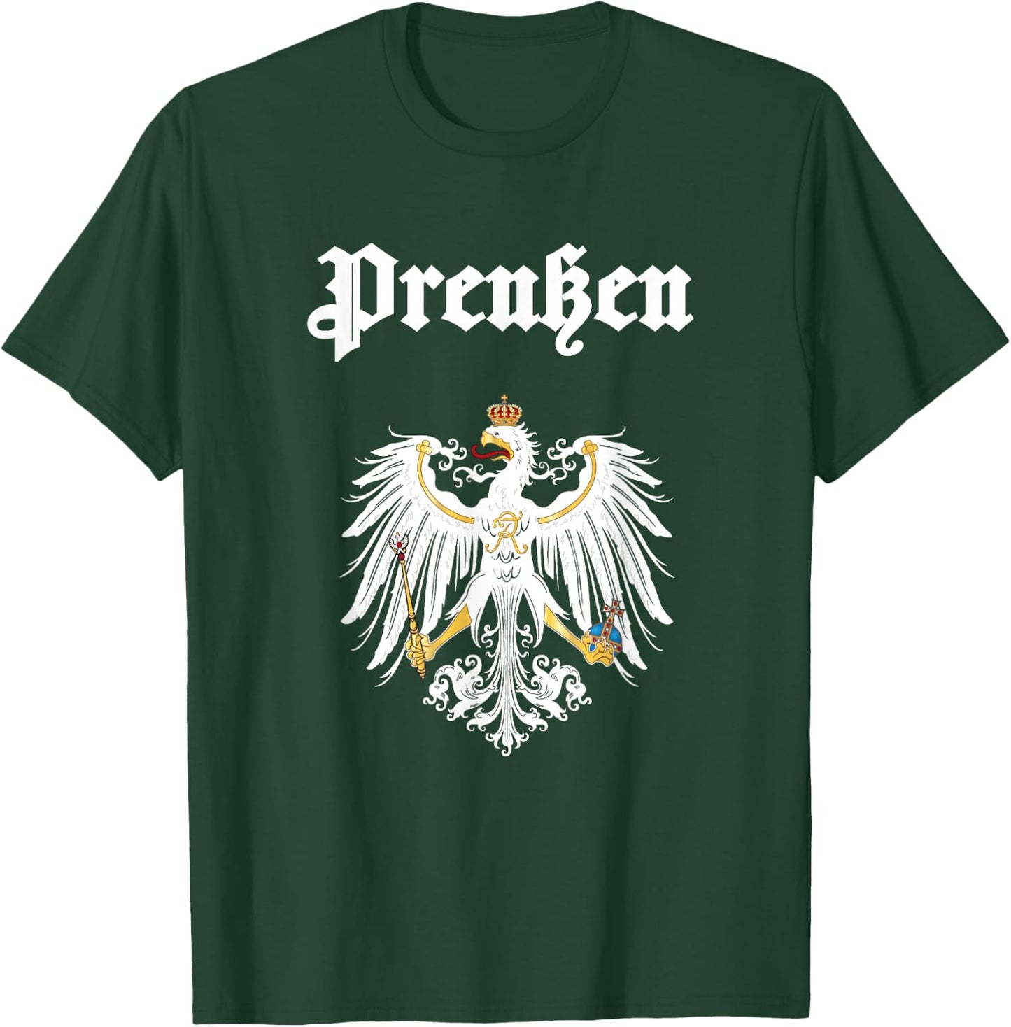 Kingdom of Prussia Eagle - East Prussia Coat of Arms T-Shirt - T-Shirt | Forest