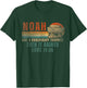 Retro Vintage Noah Was A Conspiracy Theorist Then It Rained T-Shirt - T-Shirt | Forest