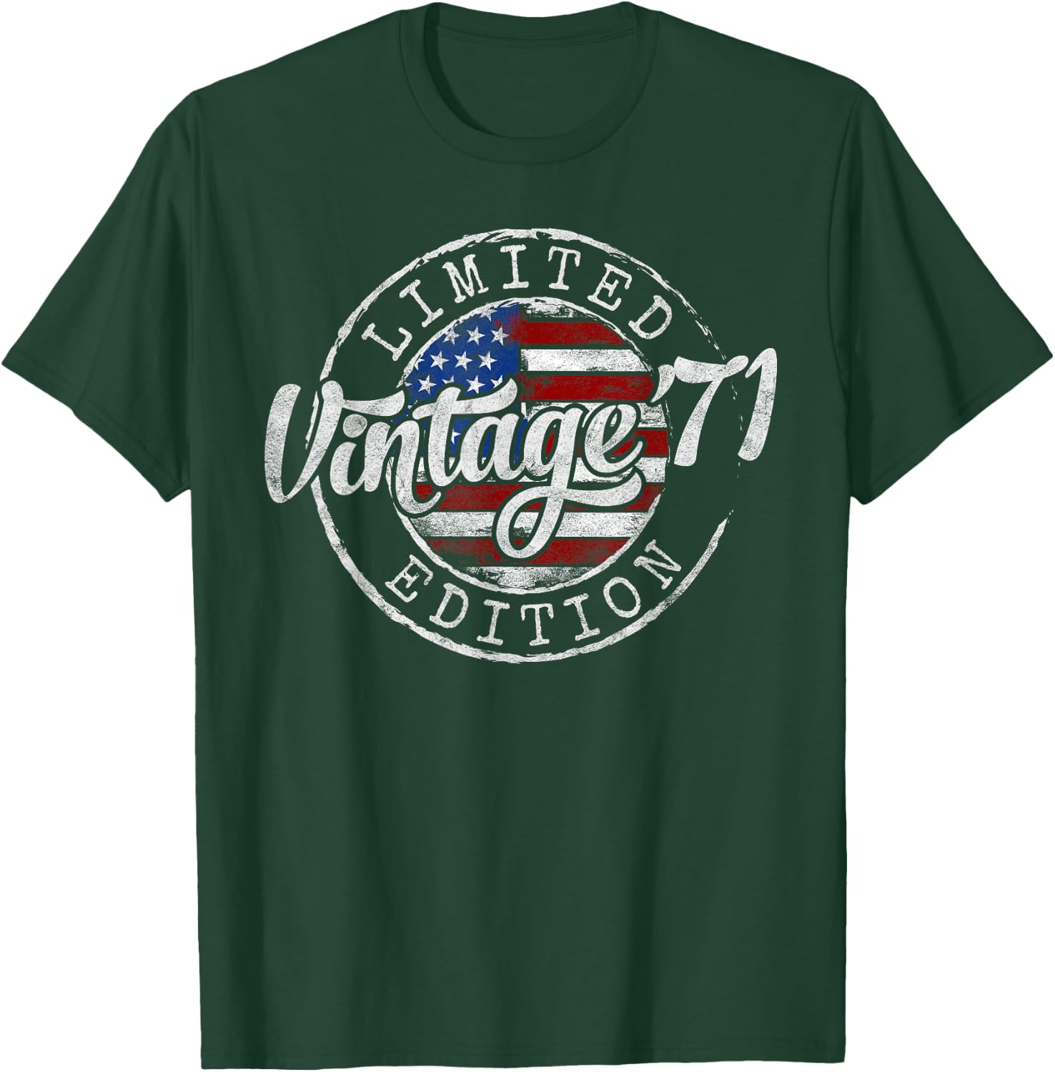 Vintage 1971 54th Birthday Gifts Women 54 Year Old T-Shirt - T-Shirt | Forest
