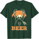 Bear Deer Beer - Vintage Funny Bear + Dear Pun T-Shirt - T-Shirt | Forest