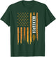 Beekeeping American Flag Honeycomb Honey Bees Beekeeper T-Shirt - T-Shirt | Forest